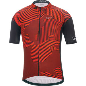 Radtrikot "C3 Combat", atmungsaktiv, feuchtigkeitsregulierend, schmale Passform, für Herren, rot/schwarz, XL bei Karstadt Sports Online