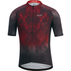 Radtrikot "C3 Energia", atmungsaktiv, feuchtigkeitsregulierend, schmale Passform, für Herren, schwarz/rot, XL bei Karstadt Sports Online