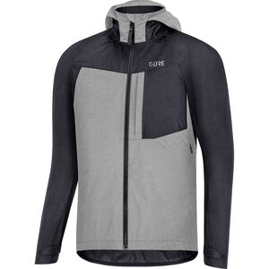 GORE-TEX Kapuzenjacke "C5 Trail", aktive Passform, atmungsaktiv, wasserdicht, für Herren, grau/dunkelgrau, L bei Karstadt Sports Online