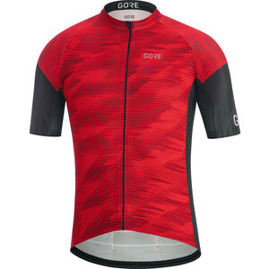 Radtrikot "C3 Knit Design", atmungsaktiv, feuchtigkeitsregulierend, schmale Passform, für Herren, rot/schwarz, XL bei Karstadt Sports Online