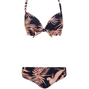Bikini "Paige", mit Bügel, für Damen, schwarz/pfirsich, 38C bei Karstadt Sports Online