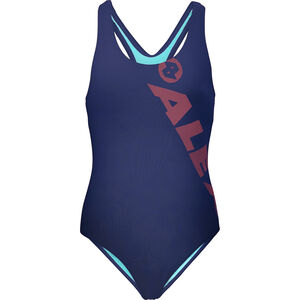 Badeanzug für Mädchen, navy/hellrot, 152 bei Karstadt Sports Online