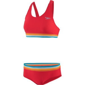 Bikini, Bustier, Hipster, Retro-Look, für Damen, rot, 42 bei Karstadt Sports Online