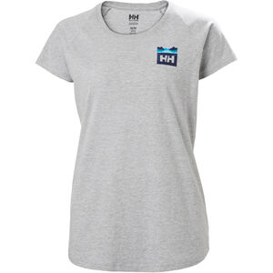 T-Shirt "Nord", lockere Passform, für Damen, hellgrau meliert, L bei Karstadt Sports Online