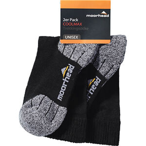 Coolmax Wandersocken,  2er Pack, schwarz/weiß, 35-38 bei Karstadt Sports Online