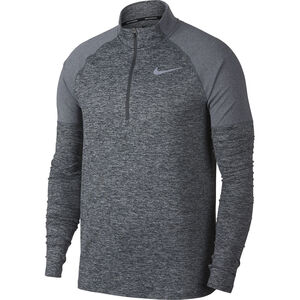 Langarmshirt "Dri-Fit", Reißverschluss, Stehkragen, für Herren, grau meliert, S bei Karstadt Sports Online