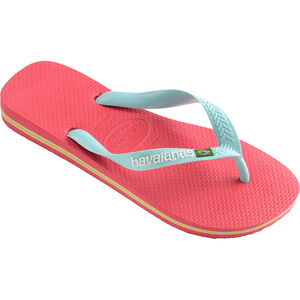 Zehentrenner "Brasil Logo", zweifarbig, Logo, pink/eisblau, 35-36 bei Karstadt Sports Online