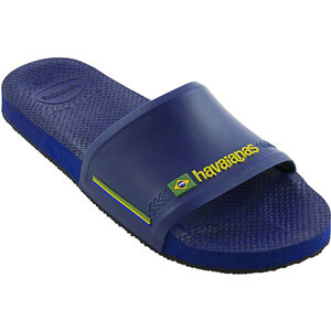 Slides "Marinho", vorgeformtes Fußbett, Logo-Detail, unifarben, navy, 37 bei Karstadt Sports Online