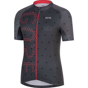 Damen Kurzarm-Radtrikot C3, anthrazit/rot, 40 bei Karstadt Sports Online