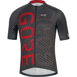 Herren Kurzarm-Radtrikot C3, schwarz/rot, S bei Karstadt Sports Online