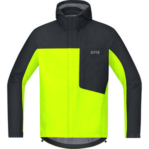 Herren GoreTex Radjacke Pacilite, schwarz/neongelb, M bei Karstadt Sports Online