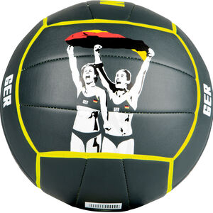 Beachvolleyball Ludwig/Walkenhorst, dunkelgrün, Größe 5 bei Karstadt Sports Online