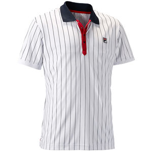 Herren Kurzarm Tennispolo, weiß/blau, 3XL bei Karstadt Sports Online