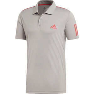 Herren Kurzarm Poloshirt "3-Streifen Club", grau, S bei Karstadt Sports Online