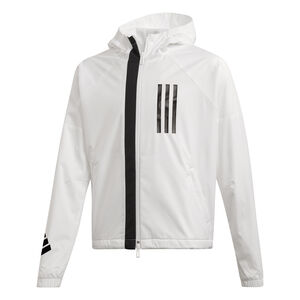 Mädchen Windstopperjacke, weiß/schwarz, 140 bei Karstadt Sports Online