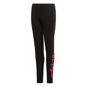 Essentials, Trainingstight "Linear", Schriftzug, unifarben, für Mädchen, schwarz/rot, 116 bei Karstadt Sports Online