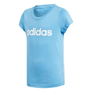 Mädchen T-Shirt Essentials Linear, hellblau, 116 bei Karstadt Sports Online