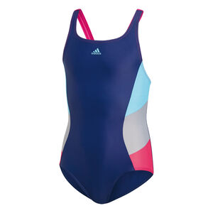 Mädchen Badeanzug Athly X Colorblock, dunkelblau, 128 bei Karstadt Sports Online