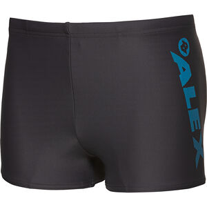 Jungen Dry-Fast Boxer-Badehose Allen, anthrazit/türkis, 176 bei Karstadt Sports Online