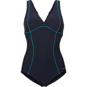 Damen Dry-Fast Badeanzug Umbra, navy/türkis, 46, , zoom bei Karstadt Sports Online