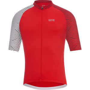 Herren Kurzarm-Radtrikot C5 Optiline, rot/weiß, XXL bei Karstadt Sports Online