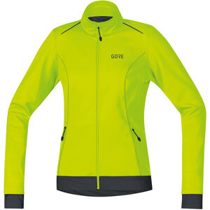 Damen Windstopper® Radjacke C3 D Thermo, schwarz/neongelb, 36 bei Karstadt Sports Online