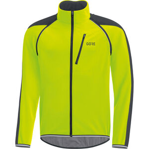 Herren Windstopper® Radjacke C3 Phantom Zip-Off, schwarz/neongelb, XL bei Karstadt Sports Online