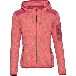 Damen Strickfleecejacke Leila, koralle, 36 bei Karstadt Sports Online