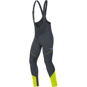 Herren Windstopper® Trägerhose C3, schwarz/neongelb, M bei Karstadt Sports Online