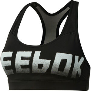 Sport-BH, Medium Support, schnelltrocknend, Mesh, für Damen, schwarz/weiß, S bei Karstadt Sports Online