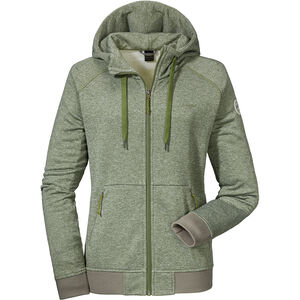Damen Fleece-Hoodie Akureyri, gelbgrün, 38, , zoom bei Karstadt Sports Online