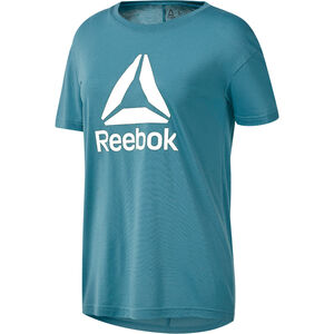 Damen T-Shirt Workout Ready 2.0 Big Logo, blaugrau, L bei Karstadt Sports Online