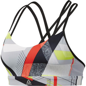 Sport-BH, atmungsaktiv, schnelltrocknend, Mesh, für Damen, schwarz/rot/grau, S bei Karstadt Sports Online