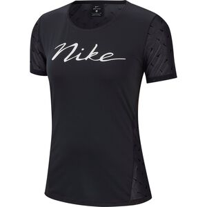 Pro T-Shirt "mini Swoosh", atmungsaktiv, für Damen, schwarz, XS bei Karstadt Sports Online