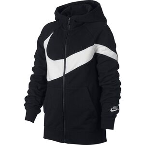 Jungen Kapuzenjacke Sportswear, schwarz/weiß, M bei Karstadt Sports Online