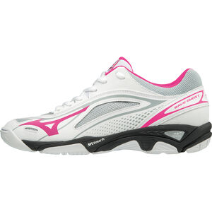 Damen Hallenschuh Wave Ghost, weiß/pink, 42 1/2, , zoom bei Karstadt Sports Online