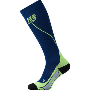 Herren Runningsocken Nighttech Compression, blau/neongrün, 32-38 bei Karstadt Sports Online