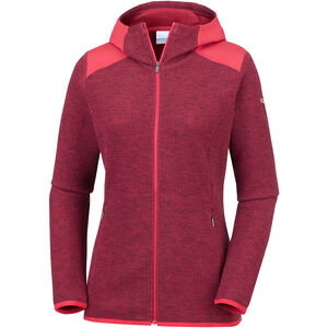 Damen Fleecejacke Coggin Peak, dunkelrot, S bei Karstadt Sports Online
