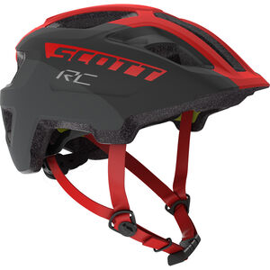 Kinder Radhelm Spunto Junior Plus, anthrazit/rot, Gr. 50-56 bei Karstadt Sports Online