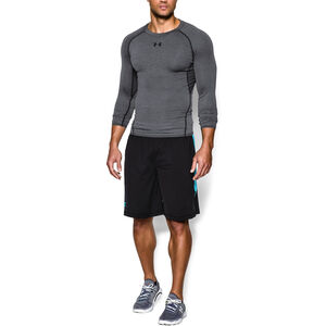 Herren HeatGear® Kompressions-Shirt, grau meliert bei Karstadt Sports Online