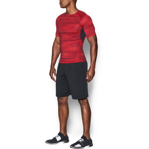 Herren HeatGear® Kompressions-Shirt, rot/schwarz bei Karstadt Sports Online
