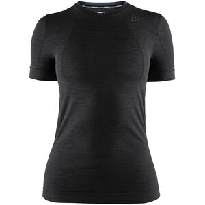 Funktionshemd "OEKO-TEX® Standard 100", feuchtigkeittransportierend, Rundhalsausschnitt, für Damen, schwarz, 36 bei Karstadt Sports Online