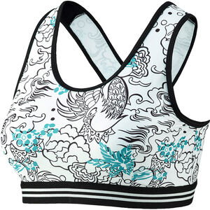 Damen Crop-Bikiniobertel, weiß/petrol, 40 bei Karstadt Sports Online