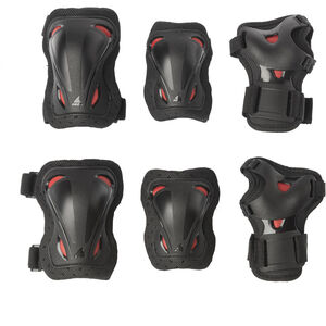 Kinder Schutzausrüstung Skate Gear, 3 Pack, schwarz, XXS bei Karstadt Sports Online