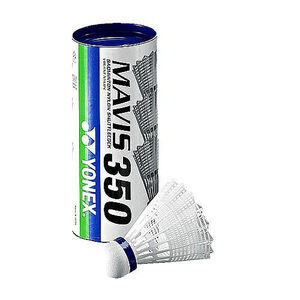 Badmintonball "Mavis 350", Nylon, medium weiß, 3er Dose bei Karstadt Sports Online