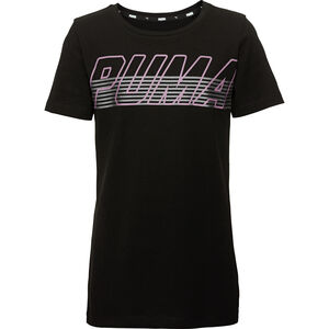 Kinder T-Shirt Alpha Logo, schwarz, 128 bei Karstadt Sports Online