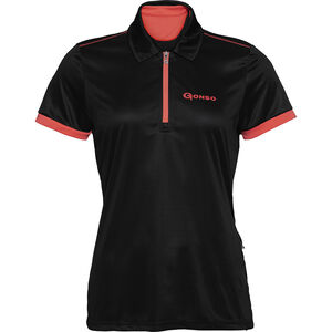 Damen Kurzarm-Radtrikot Litha, schwarz/rot, 40 bei Karstadt Sports Online