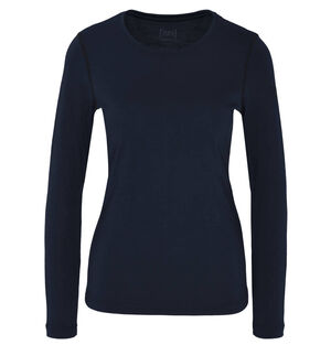 Damen Langarmshirt, thermoregulierend, Merinowoll-Anteil, navy, L bei Karstadt Sports Online