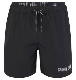 Badeshorts, Mesh-Innenslip, unifarben, Kordelzug, schwarz, XL bei Karstadt Sports Online