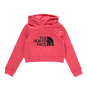 Kinder Sweatshirt, Print, cropped, Kapuze, pink, S bei Karstadt Sports Online